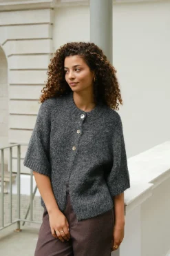 Discount Neo Noir Benuta Fluffy Knit Cardigan 165816 136