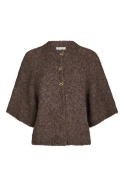 Online Neo Noir Benuta Fluffy Knit Cardigan 165816 928