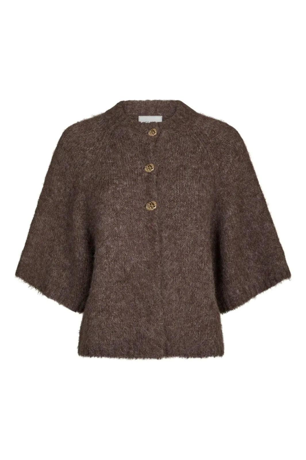 Online Neo Noir Benuta Fluffy Knit Cardigan 165816 928