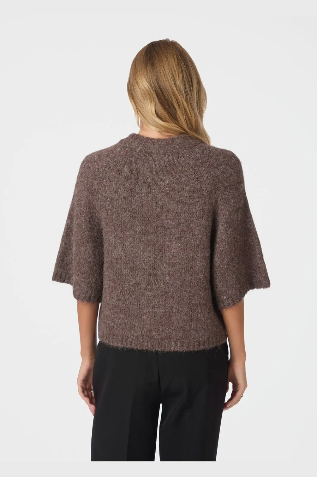 Online Neo Noir Benuta Fluffy Knit Cardigan 165816 928