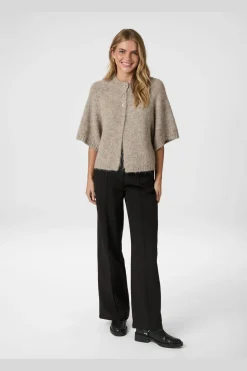 Hot Neo Noir Benuta Fluffy Knit Cardigan 165816 976