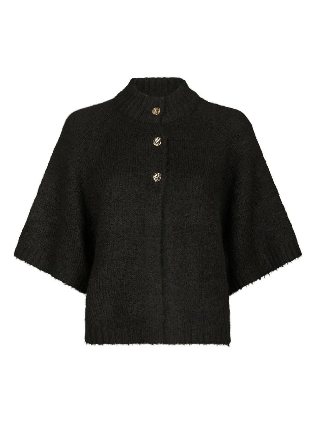 Outlet Neo Noir Benuta Fluffy Knit Cardigan 165816 676