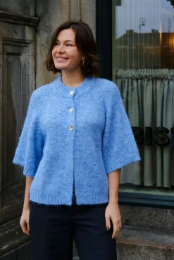 Sale Neo Noir Benuta Fluffy Knit Cardigan 165816 142