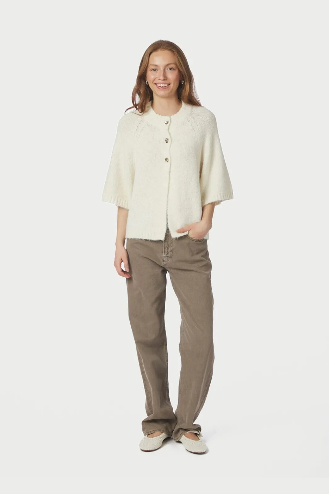 Discount Neo Noir Benuta Fluffy Knit Cardigan 165816 121