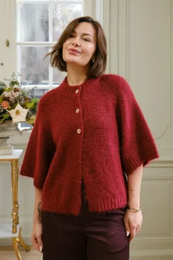 New Neo Noir Benuta Fluffy Knit Cardigan 165816 321