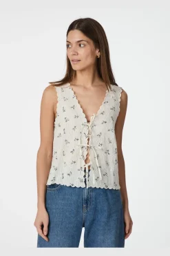Outlet Neo Noir Bibi Embroidery Print Top 165122 121