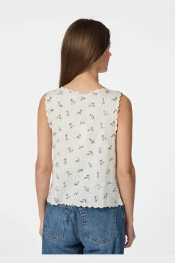 Outlet Neo Noir Bibi Embroidery Print Top 165122 121