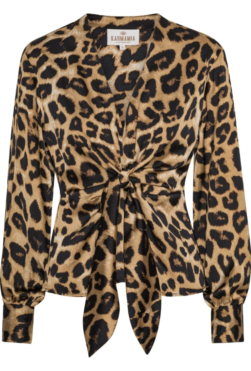 Clearance Karmamia Blair Blouse Hammered Leopard