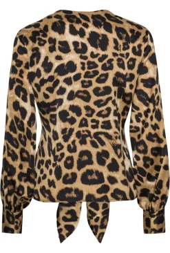 Clearance Karmamia Blair Blouse Hammered Leopard
