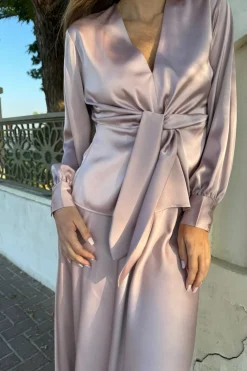 Outlet Karmamia Blair Blouse Semi Rich Blush
