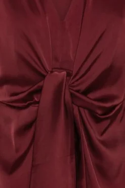 Online Karmamia Blair Blouse 2022 Semi Rich Merlot
