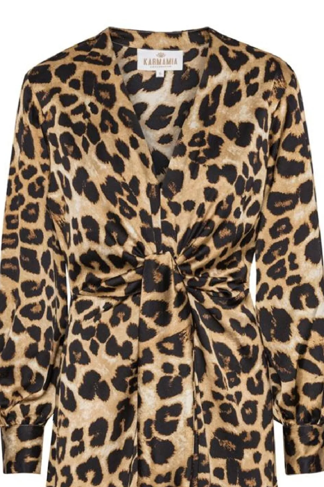 Karmamia Blair Dress 2024 Hammered Leopard