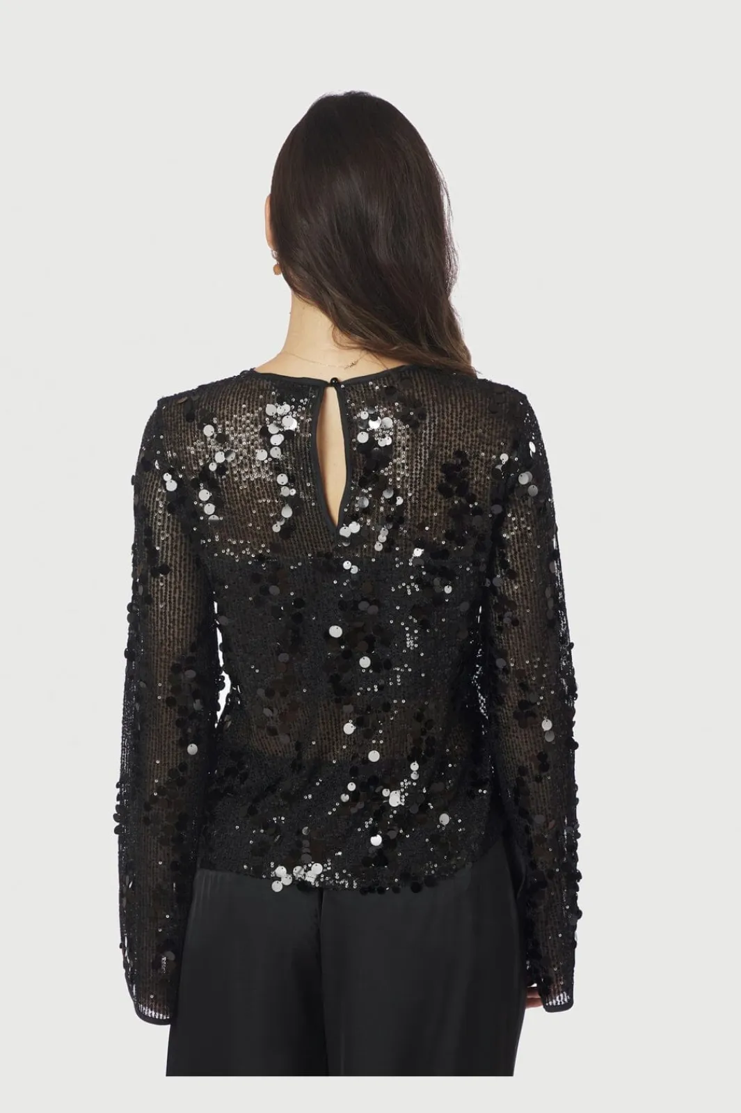 Outlet Neo Noir Blake Sequins Blouse 167011 100