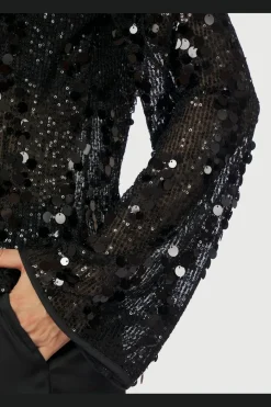 Outlet Neo Noir Blake Sequins Blouse 167011 100