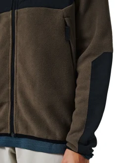 Hot Halo Blocked Zip Fleece 610209 0554