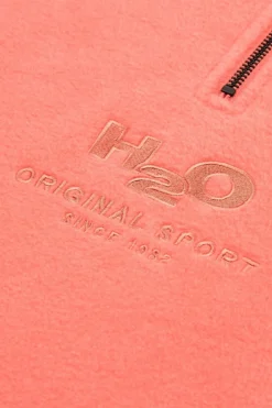 Clearance H2O Blåvand II Fleece Half Zip Coral