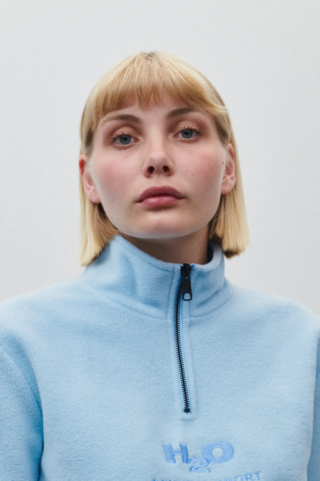 Discount H2O Blåvand II Fleece Half Zip Baby Blue