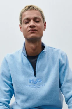 Discount H2O Blåvand II Fleece Half Zip Baby Blue