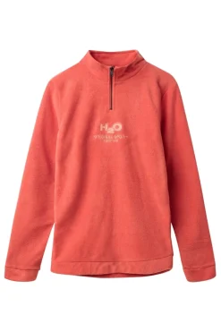 Sale H2O Blåvand Ii Fleece Half Zip 2051 Pumpkin
