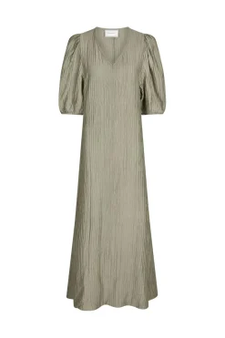 Sale Neo Noir Bobbie Crepe Dress 164459 Smoke Green
