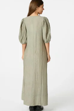 Sale Neo Noir Bobbie Crepe Dress 164459 Smoke Green