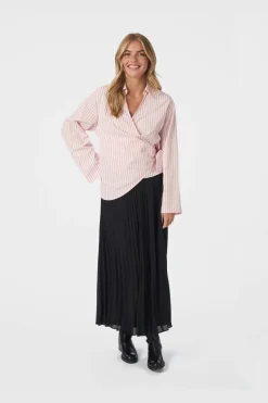 Discount Neo Noir Boni Simple Plisse Skirt 166495 100