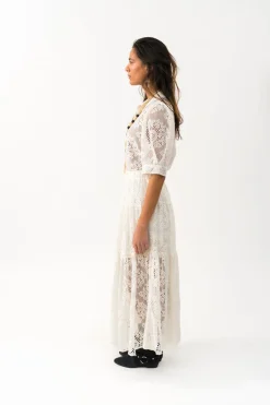 Discount Lollys Laundry Bonoll Shirt Ss25266-1044 02 Creme