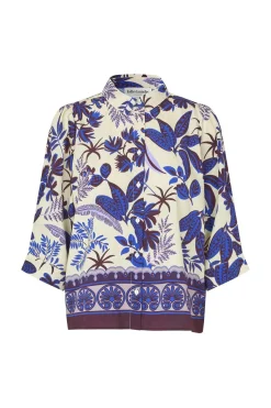 Discount Lollys Laundry Bonoll Shirt Ss26110-1007 74 Flower Print