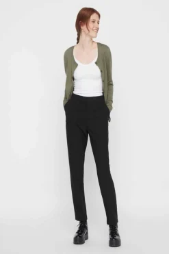 New Pieces Boss Ankel Pants Black