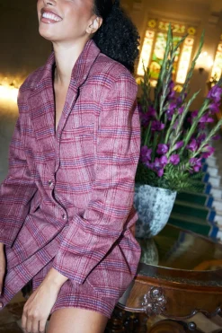 Discount Cras Boss Blazer C545 8134 Cherry Check