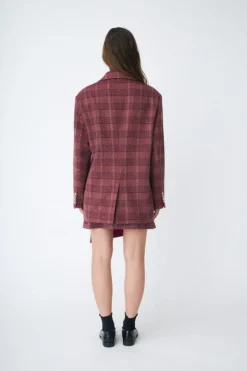 Discount Cras Boss Blazer C545 8134 Cherry Check