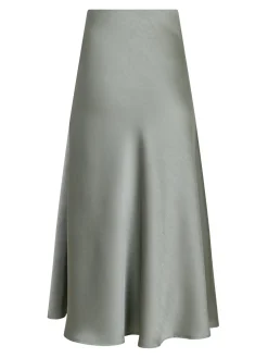 New Neo Noir Bovary Skirt Smoke Green