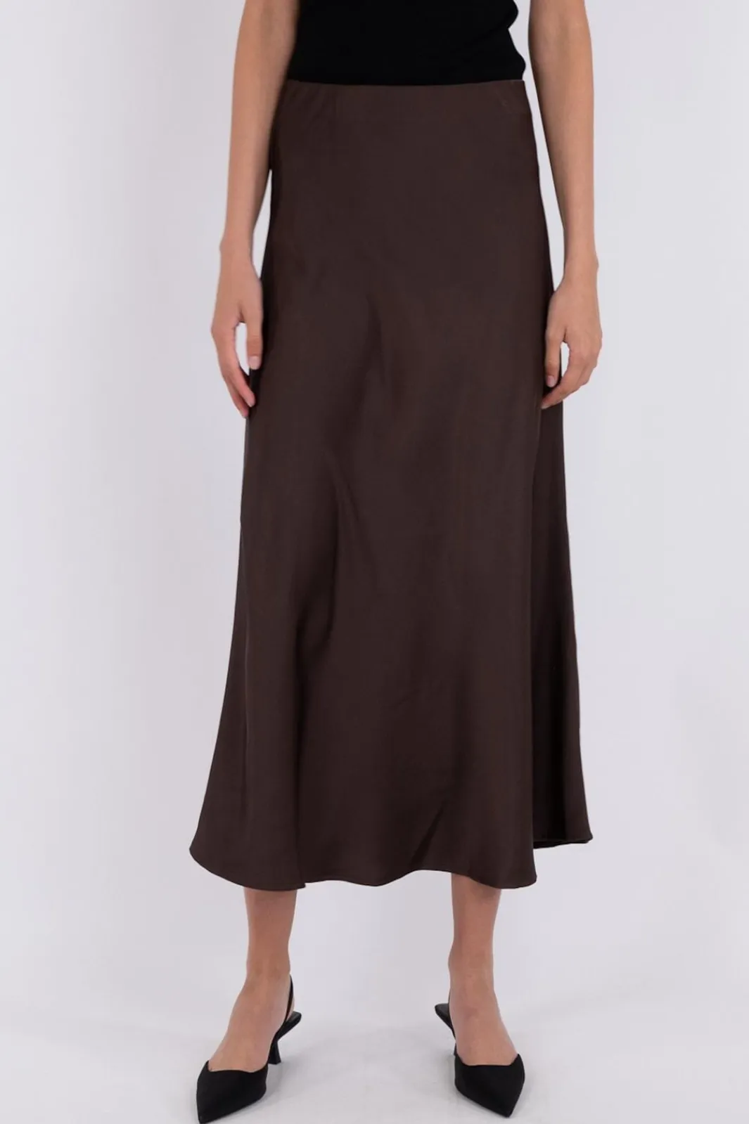 Clearance Neo Noir Bovary Skirt Dark Brown