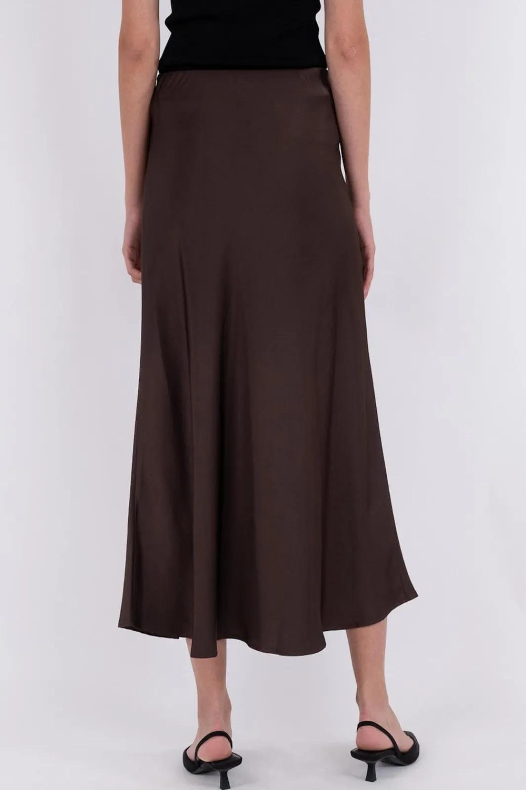 Clearance Neo Noir Bovary Skirt Dark Brown