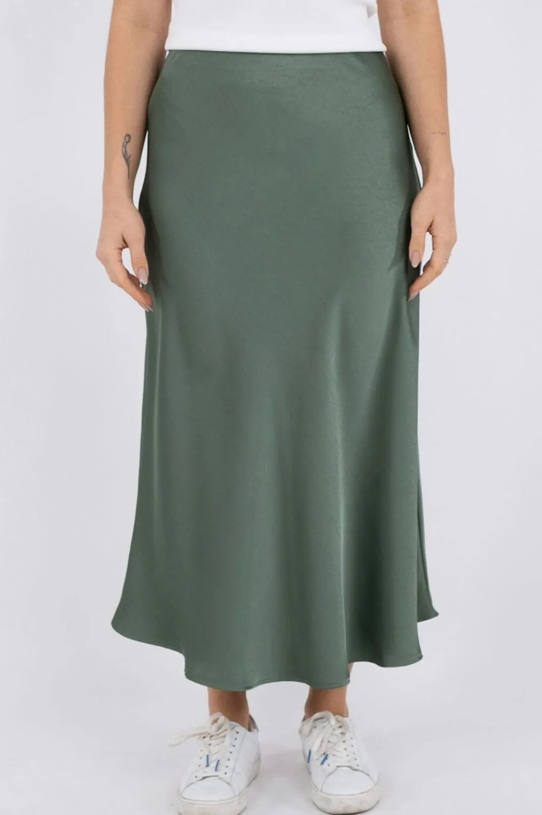 Outlet Neo Noir Bovary Skirt Forrest Green
