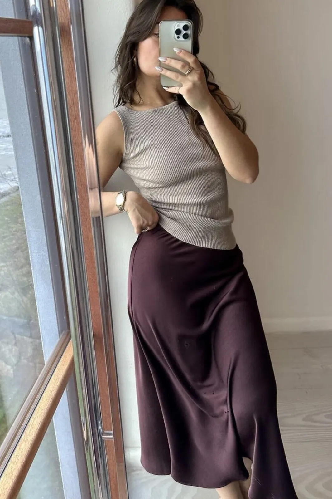 Discount Neo Noir Bovary Skirt Burgundy