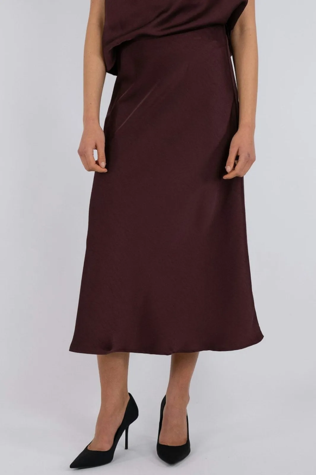 Discount Neo Noir Bovary Skirt Burgundy
