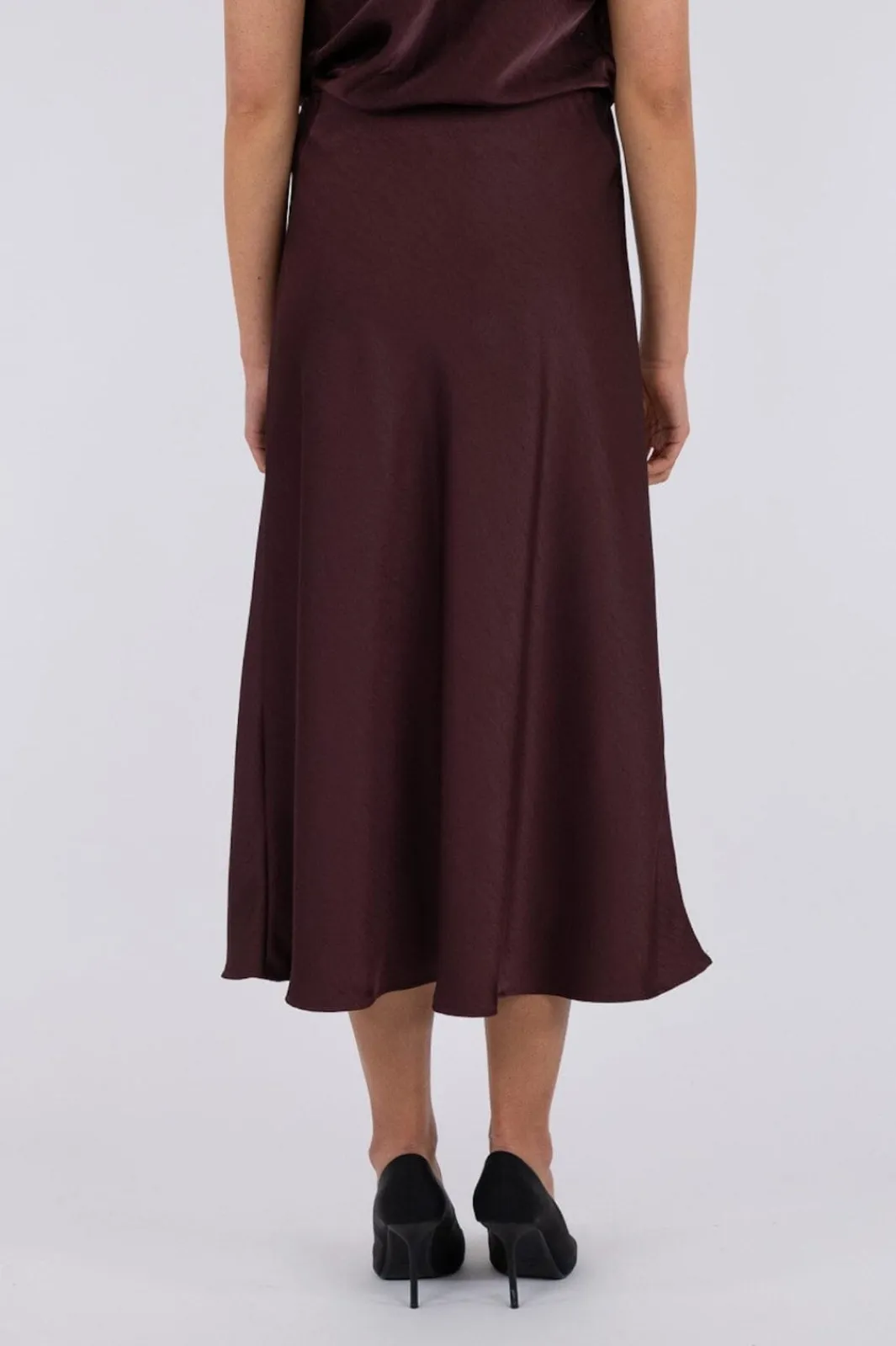 Discount Neo Noir Bovary Skirt Burgundy