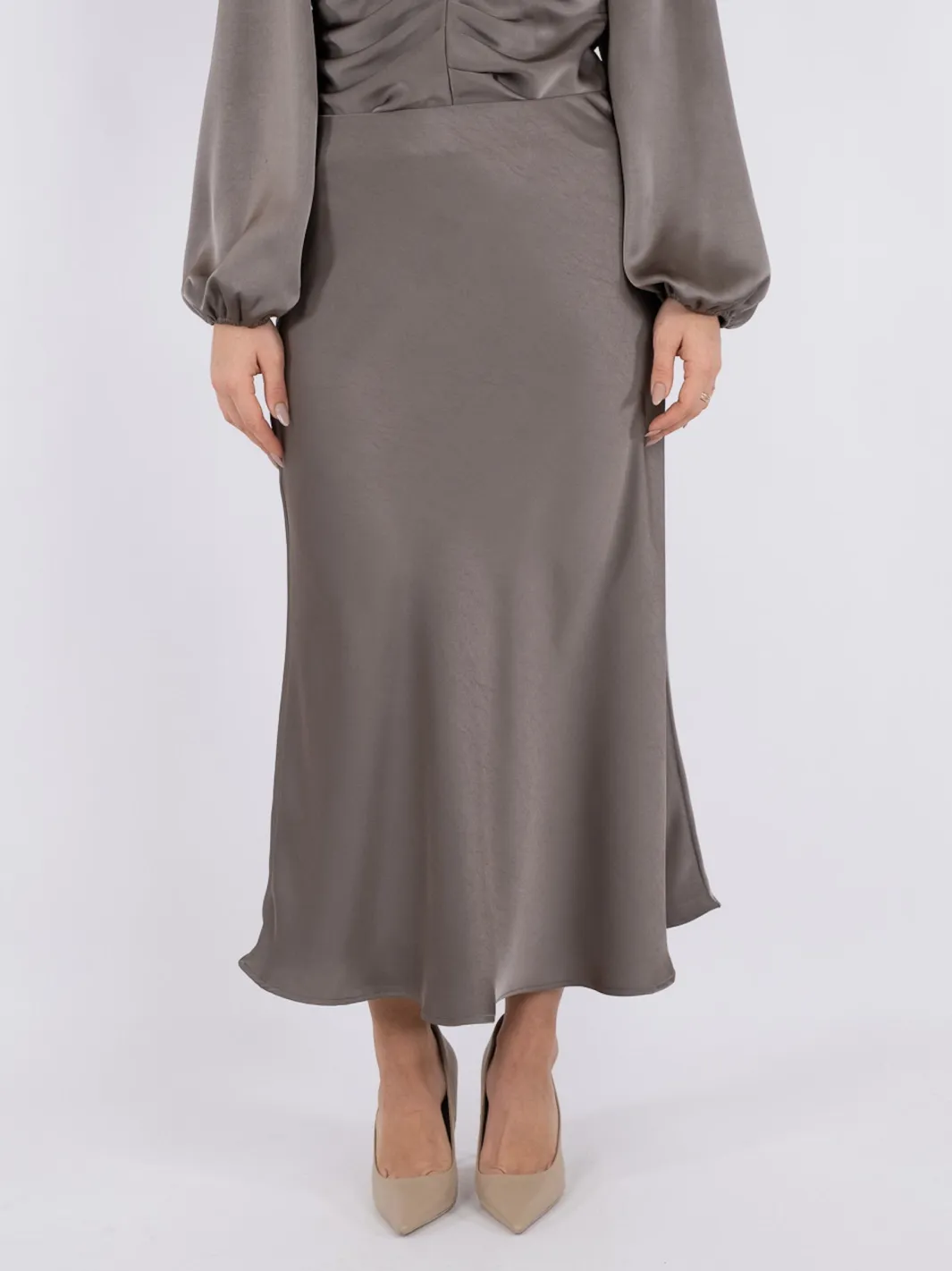 Outlet Neo Noir Bovary Skirt Warm Grey