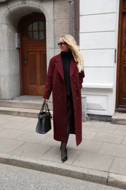 Best Valentin Studio Boyfriend Wool Coat 160854 174