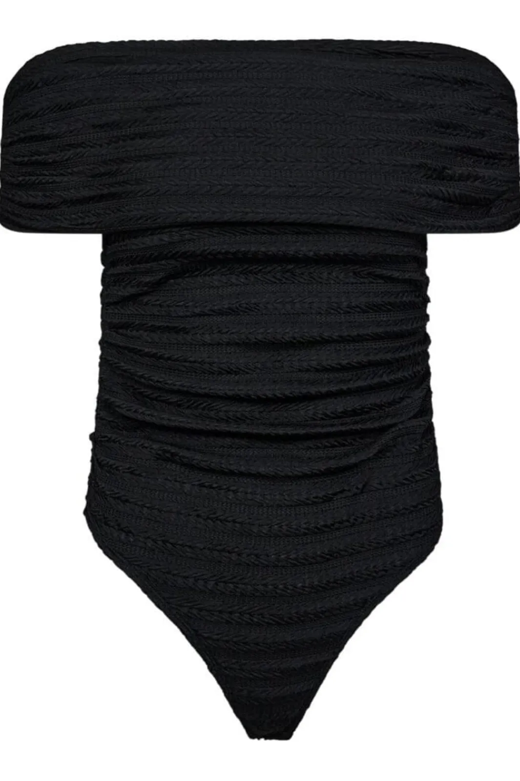 Best Haute L'Amitié Brade Drape Body HL10052 Black