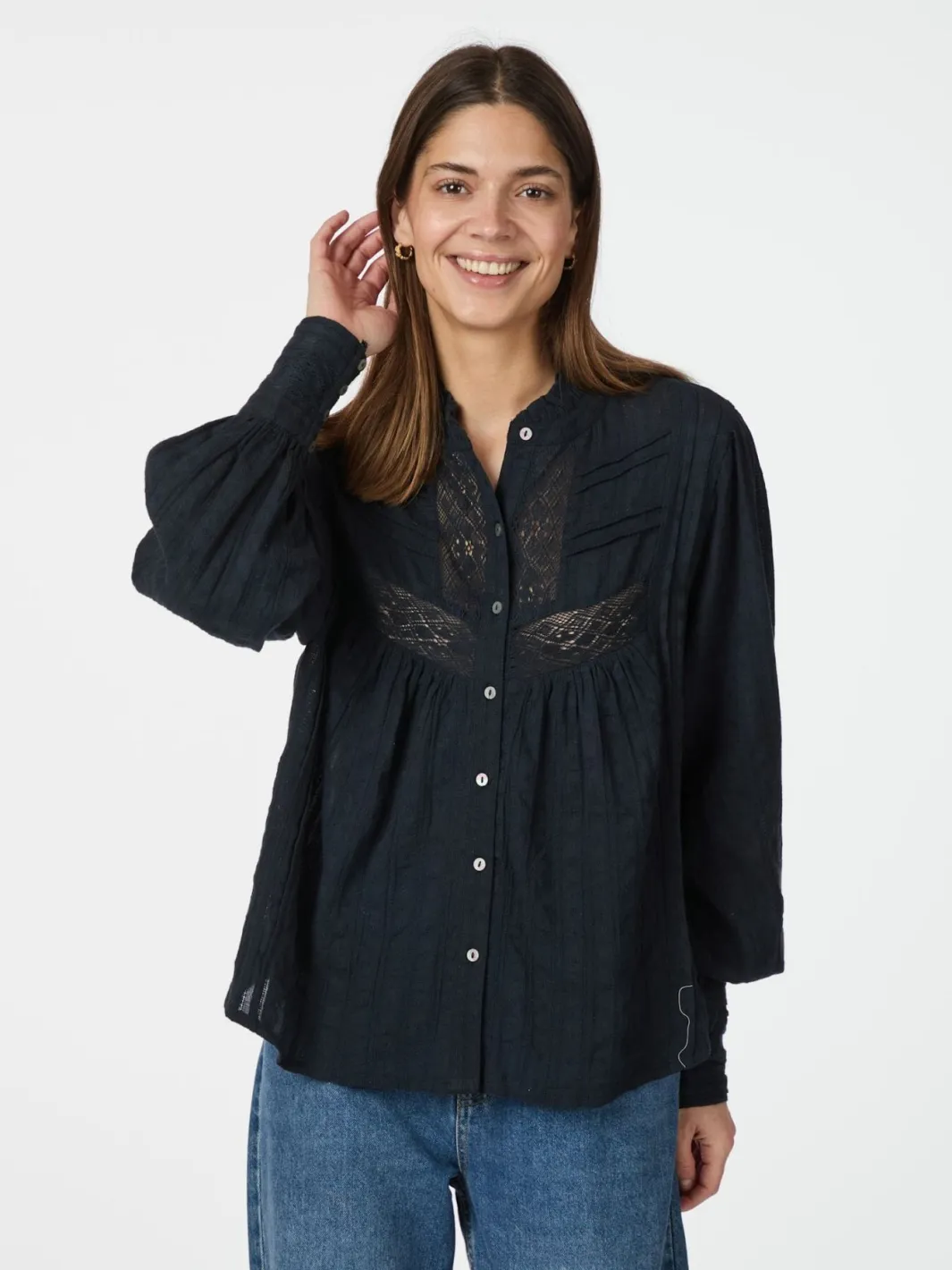 New Neo Noir Bria Dobby Blouse 164672 141