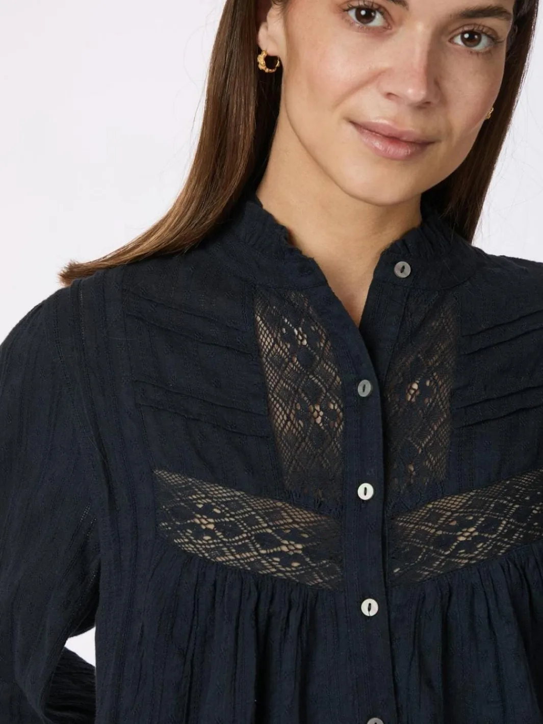 New Neo Noir Bria Dobby Blouse 164672 141