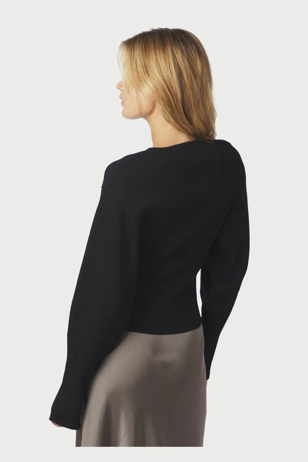 Best Neo Noir Briano Stitch Knit Cardigan 166423 100