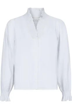 New Neo Noir Brielle Solid Shirt White