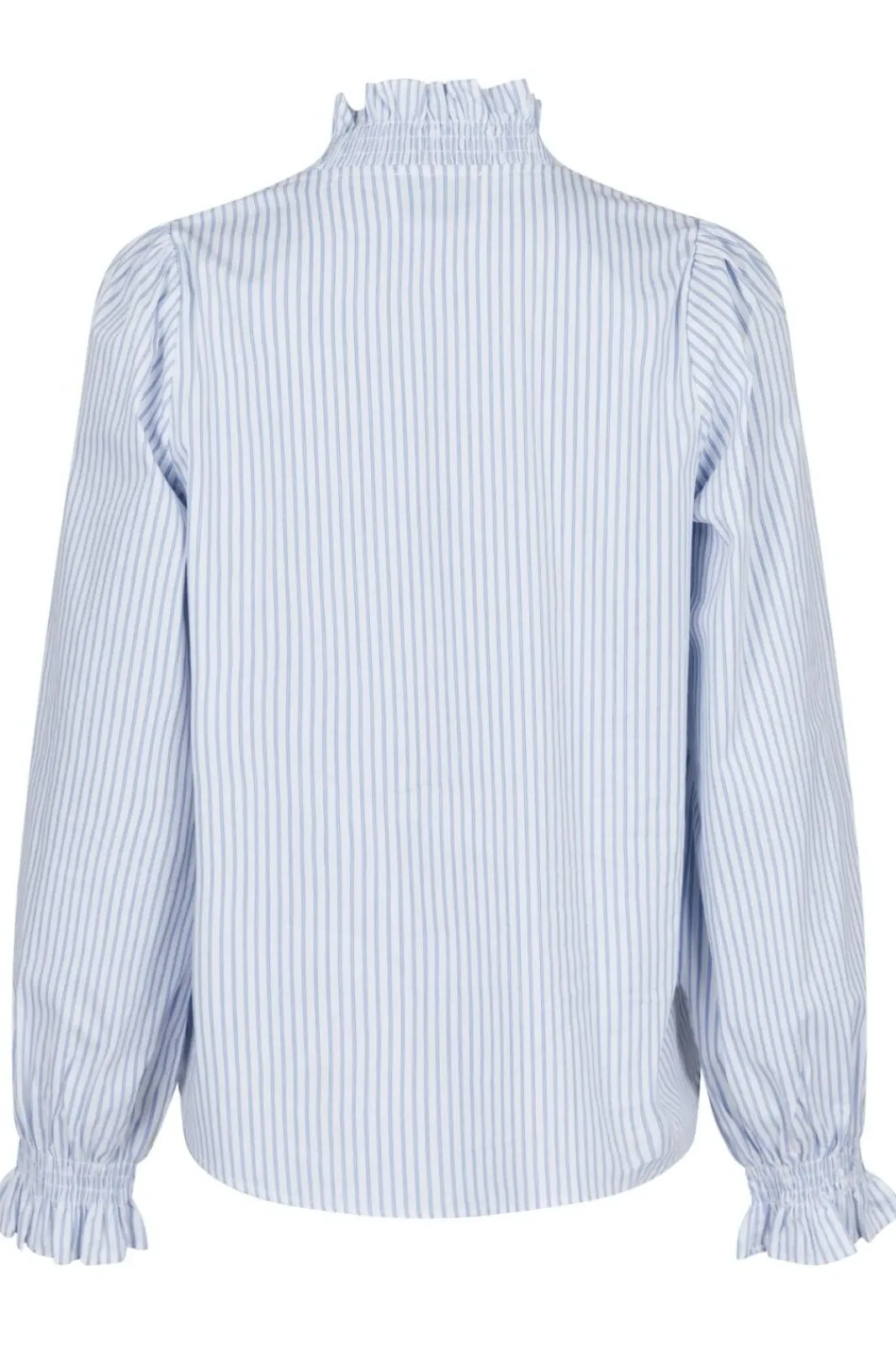 Best Neo Noir Brielle Stripe Shirt White/Light Blue