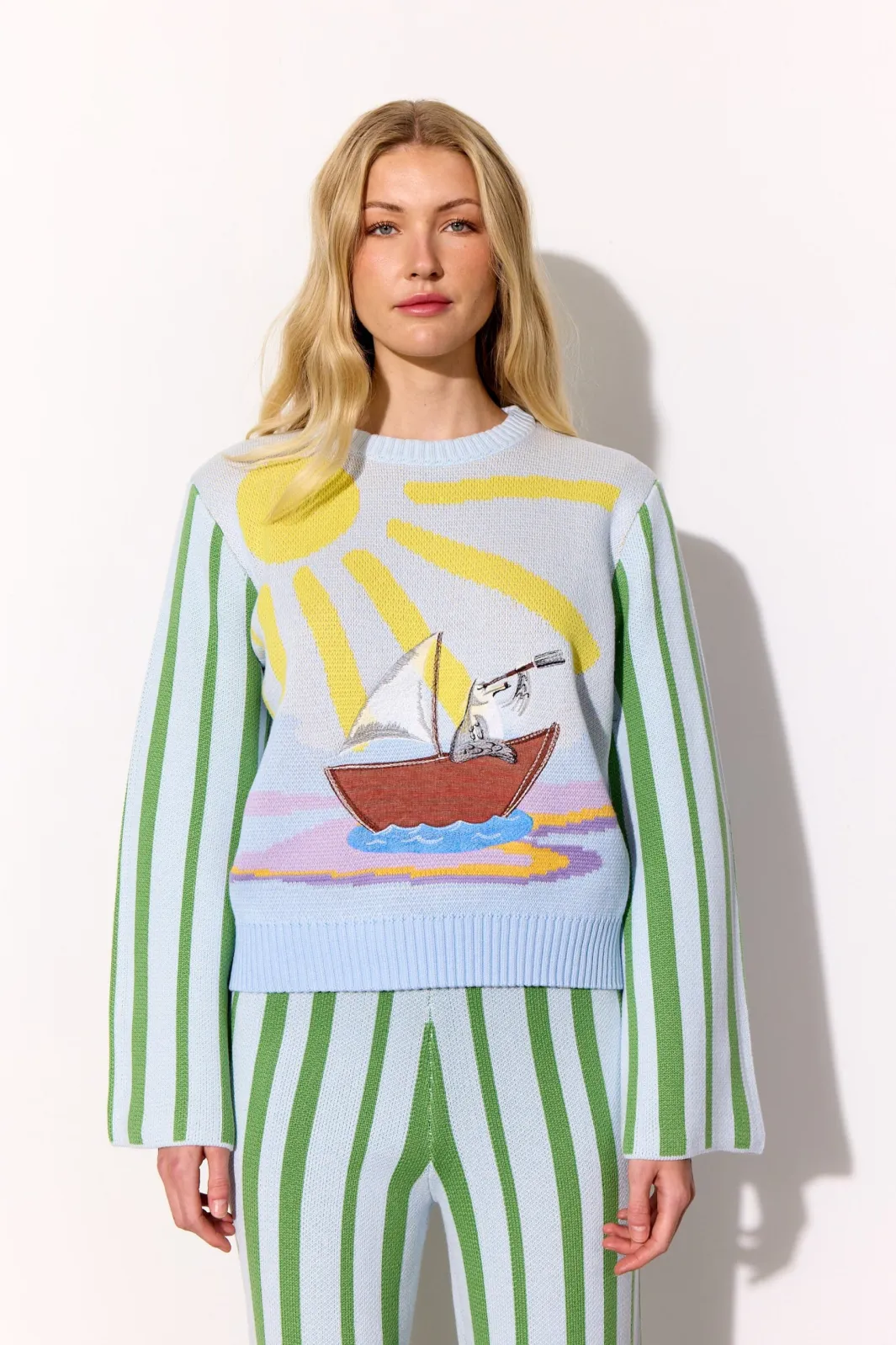 Hot Hunkøn Bubbles Blouse 26002 Blue Sea