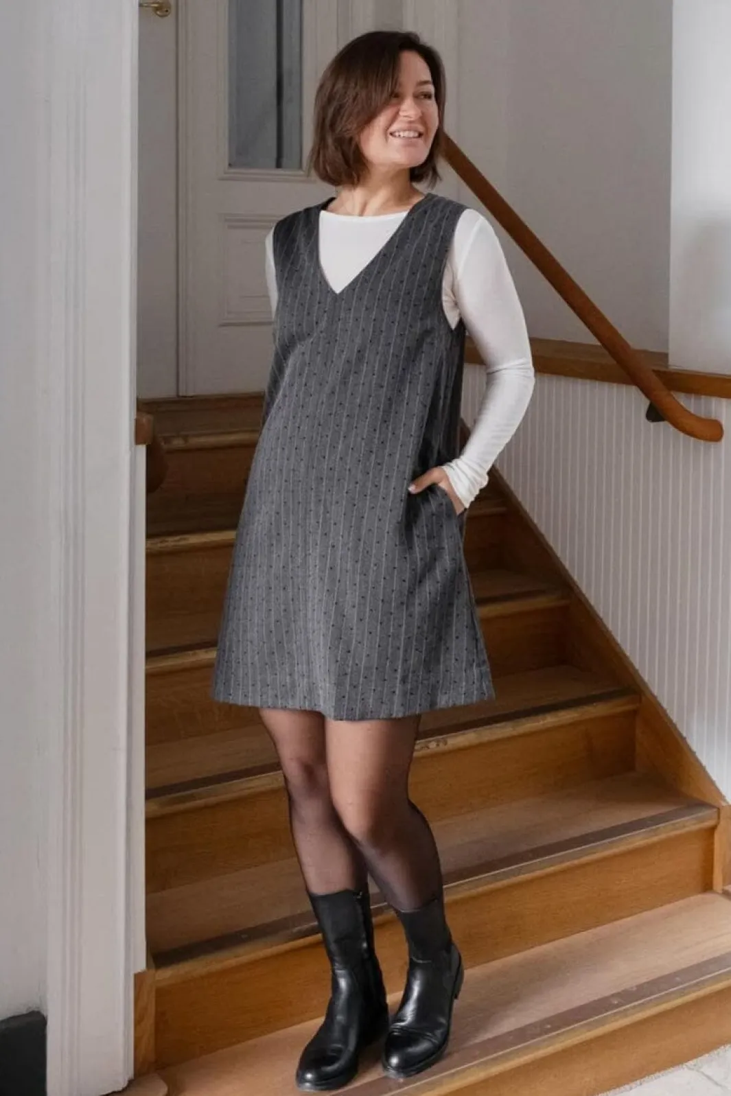 Discount Neo Noir Caila Mini Dot Dress 167259 107