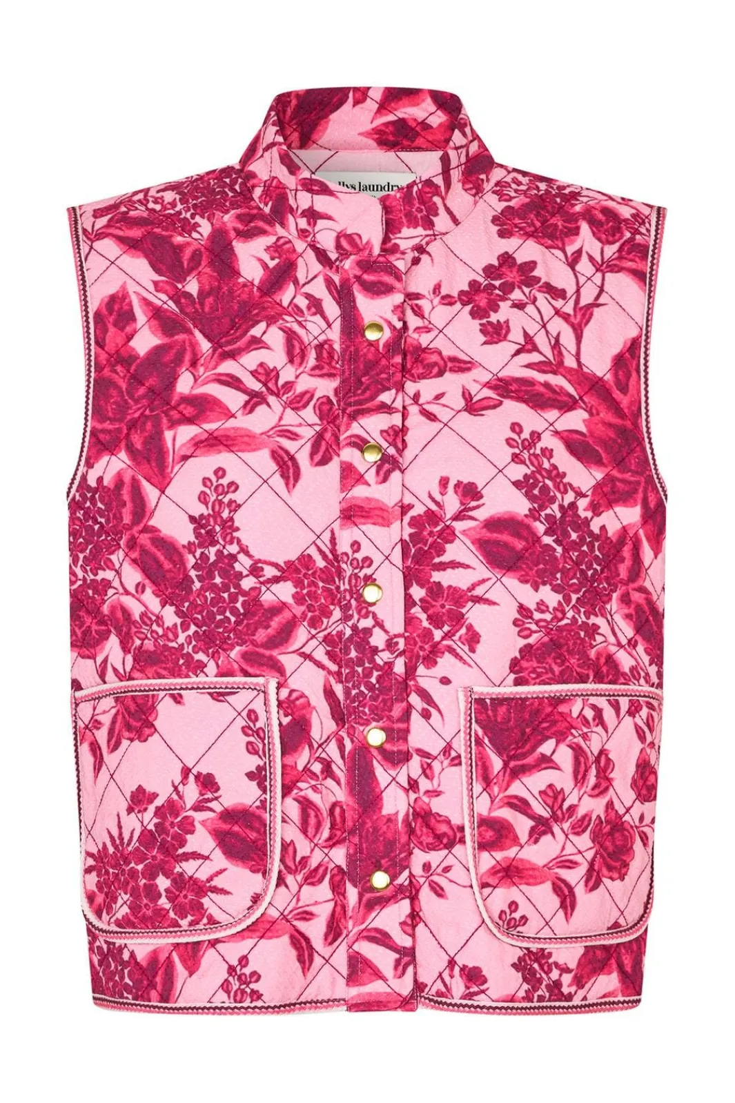 Hot Lollys Laundry Cairoll Quilted Vest26117-1011 51 Pink