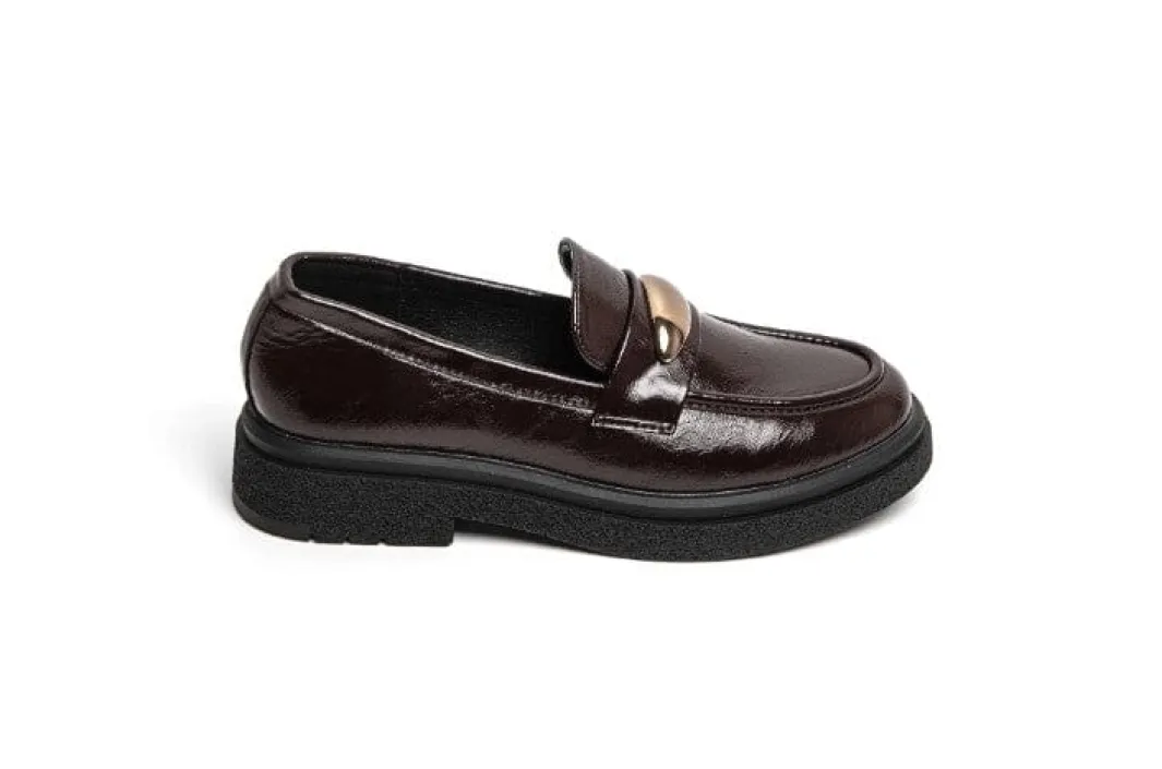 Discount Bloom Calla Loafer Dark Maroon